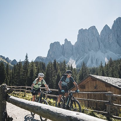 Percorsi per bici di Bressanone: Funes e-bike tour