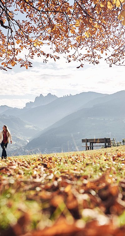 Wandern und genießen in den Herbstferien in Südtirol