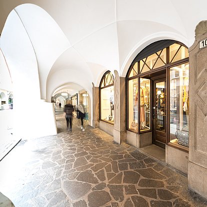 Portici di Bressanone: cuore del commercio della città