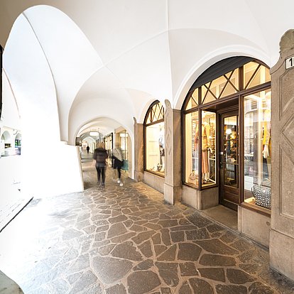 Die großen und kleinen Lauben Brixen in der Brixner Altstadt