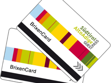 BrixenCard: bei Unterkünften und Partnerbetrieben erhältlich